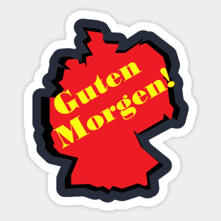 guten morgen ! Sticker